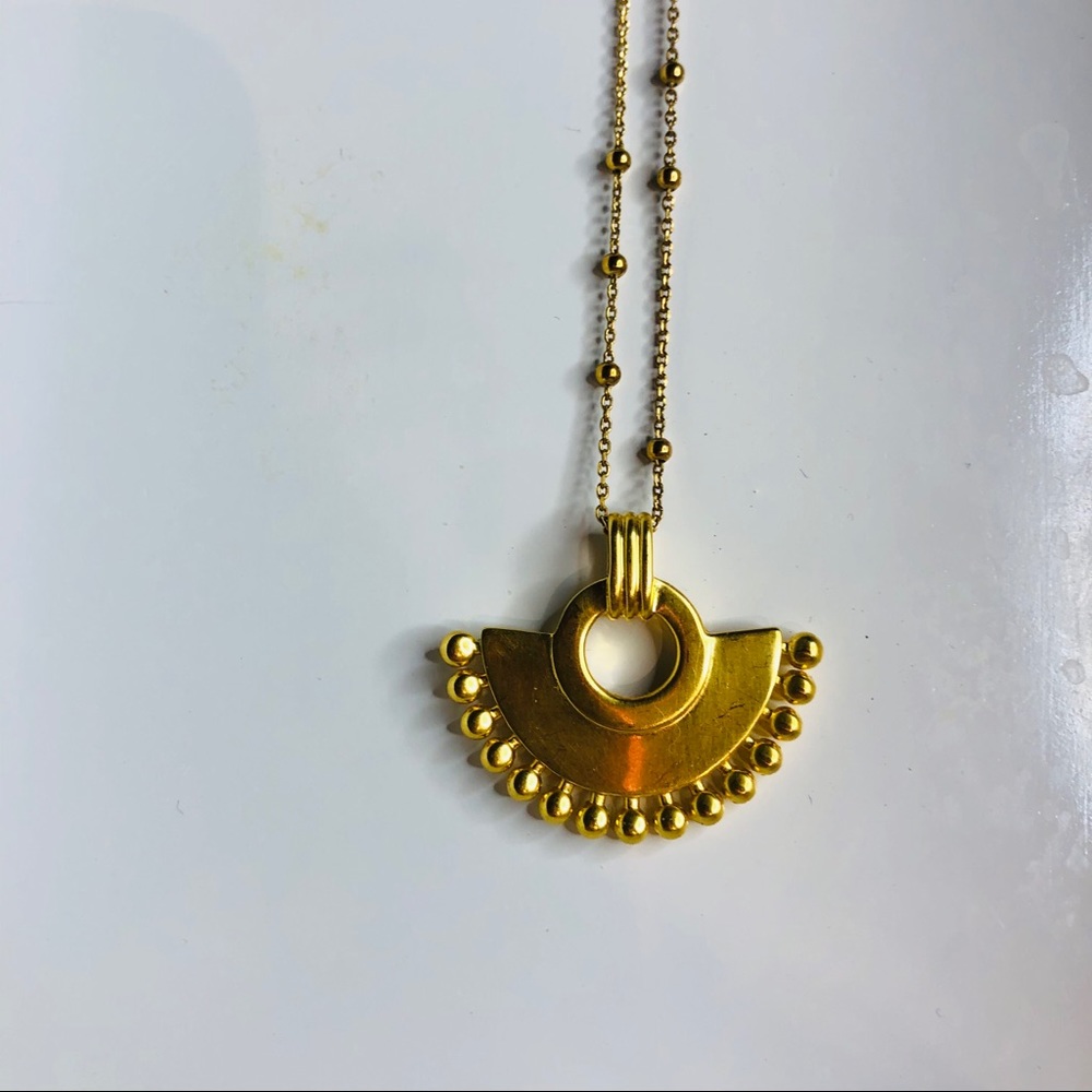 Missoma Gold Zenyu Fan Necklace